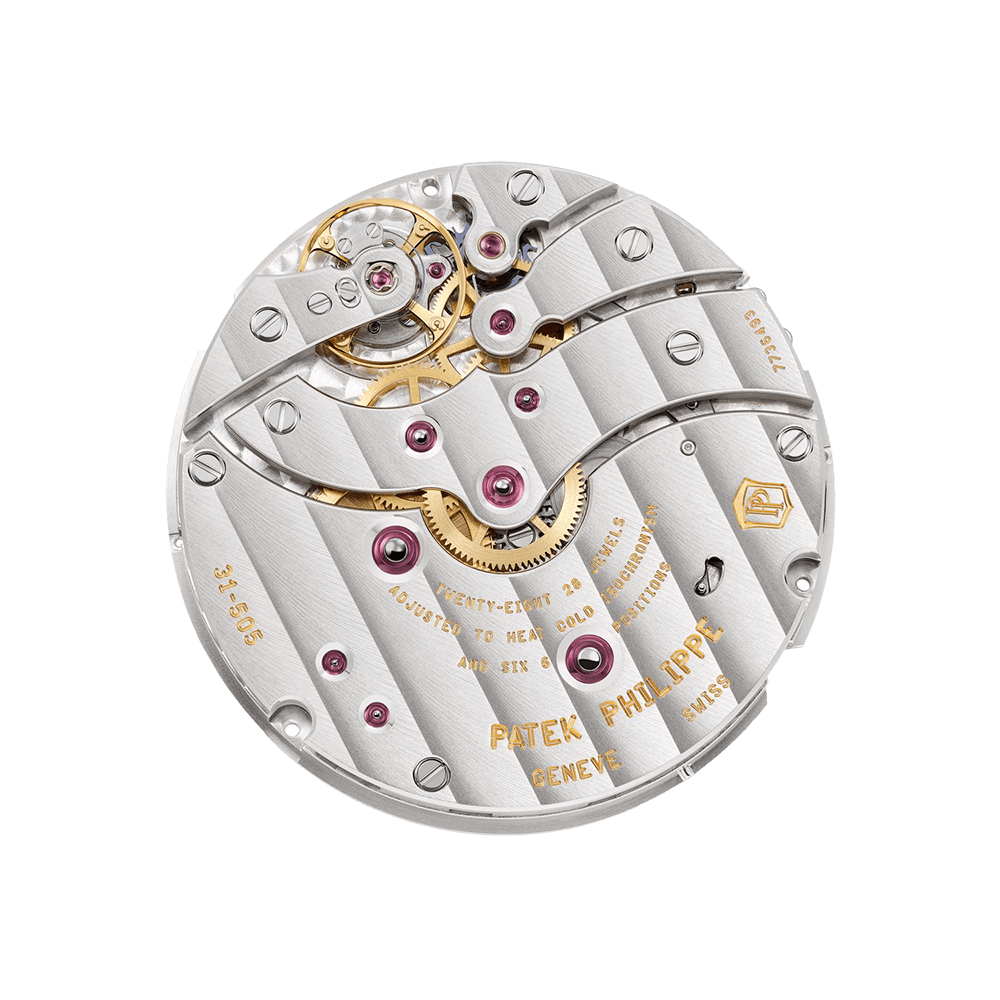 5328G-001 カラトラバ8日巻 瞬時送り式曜日・日付表示｜パテック