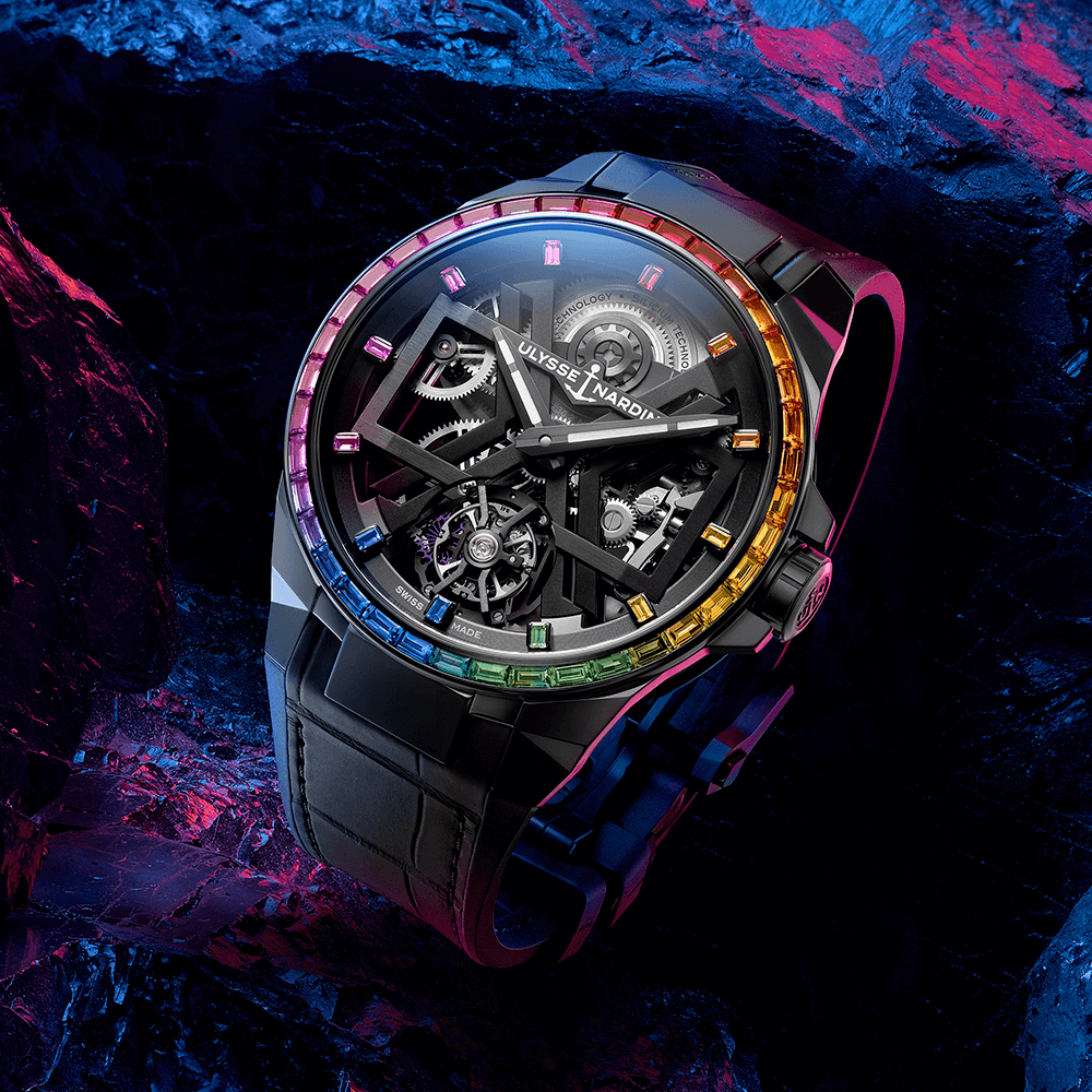 1723-400B1LE-2B-RAIN/1A ブラスト トゥールビヨン レインボー 45mm