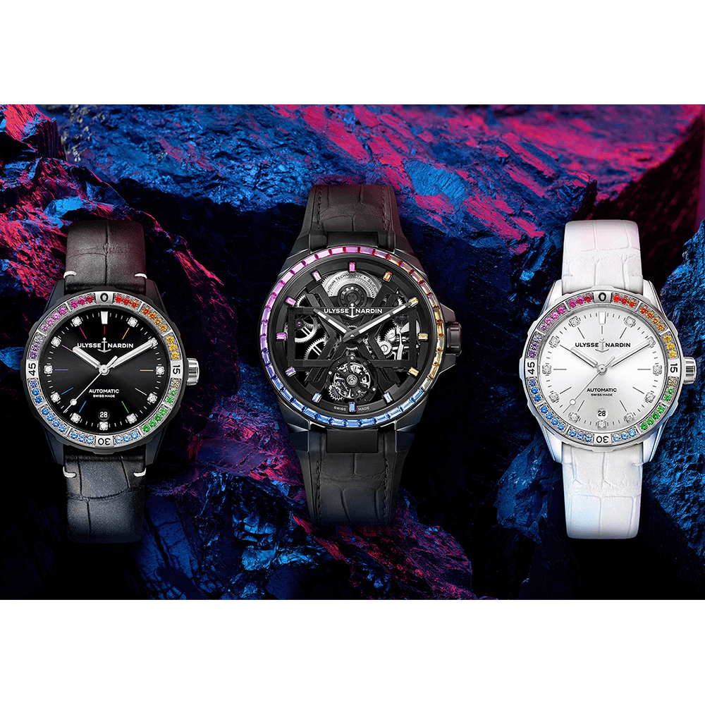 1723-400B1LE-2B-RAIN/1A ブラスト トゥールビヨン レインボー 45mm