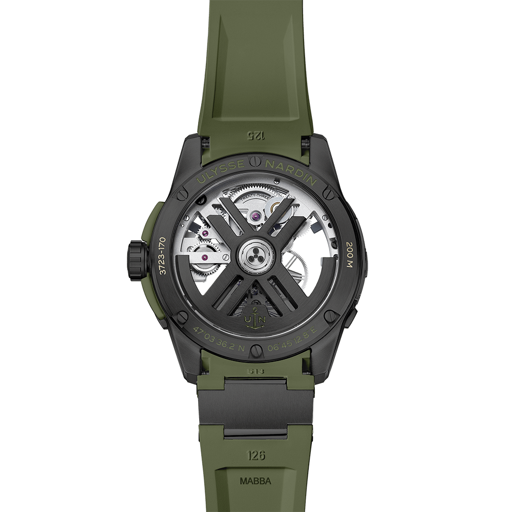 3723-170-2C/3A ダイバー X スケルトン OPS 44mm｜ユリス・ナルダン