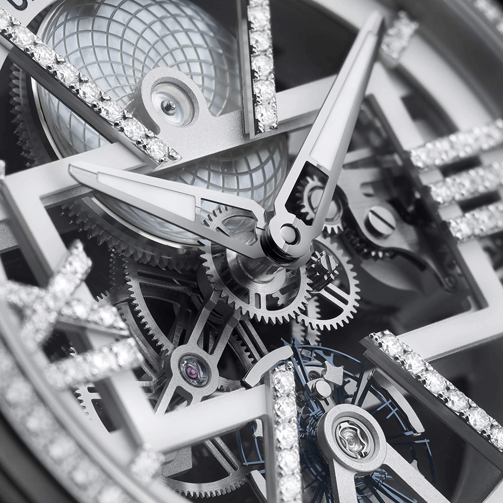 3713-260B/00 スケルトン X スパークリング 42mm ｜ユリス・ナルダン