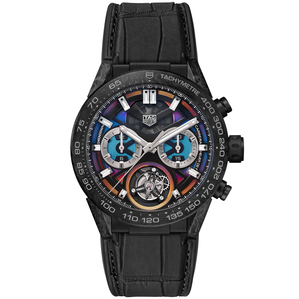 CAR5A8AF.FC6415 カレラ トゥールビヨン クロノグラフ ポリクローム