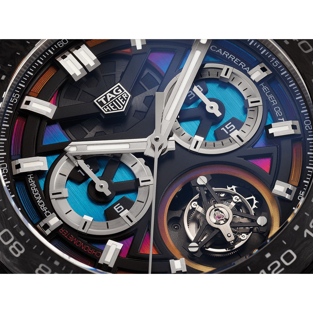 CAR5A8AF.FC6415 カレラ トゥールビヨン クロノグラフ ポリクローム