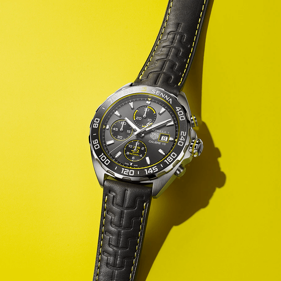 CAZ201B.FC6487 フォーミュラ1 キャリバー16 クロノグラフ アイルトン