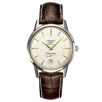 ロンジン FLAGSHIP メンズ腕時計 アイボリー文字盤 二針デイト付 L4.795.4.78.2_s.png