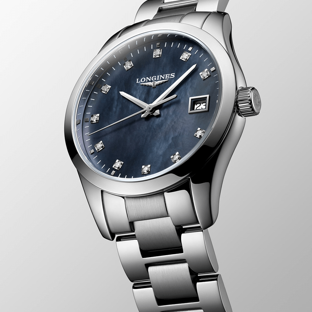 ロン L2.386.4.92.6 ロンジン コンクエスト クラシック 34mm - 高級