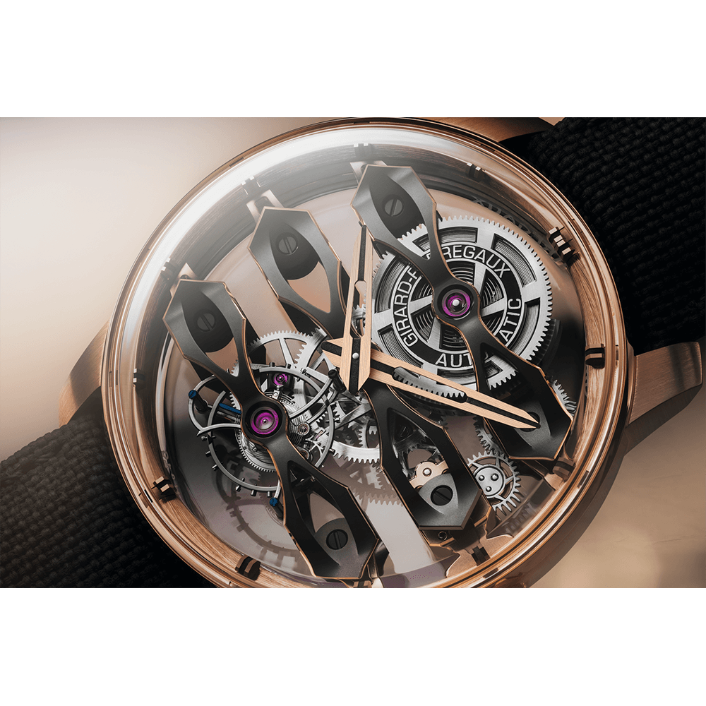 99296-52-3434-5CC スリー・フライング ブリッジ トゥールビヨン