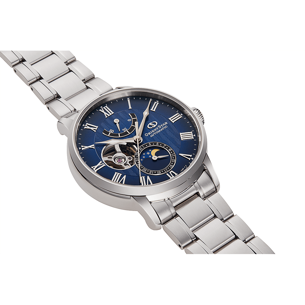 RK-AY0103L M45 F7 メカニカルムーンフェイズ ｜オリエント