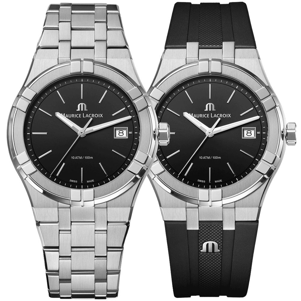 AI1108-SS00F-330-A アイコン クオーツ デイト 40mm ｜モーリス