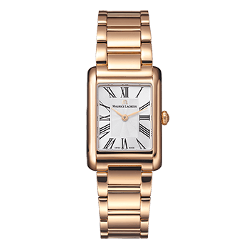 モーリスラクロア 腕時計 レディース ボーイズ クオーツ 白 茶色 ロゴ レア MAURICE LACROIX AIKON QUARTZ 40 mm モーリス・ラクロア