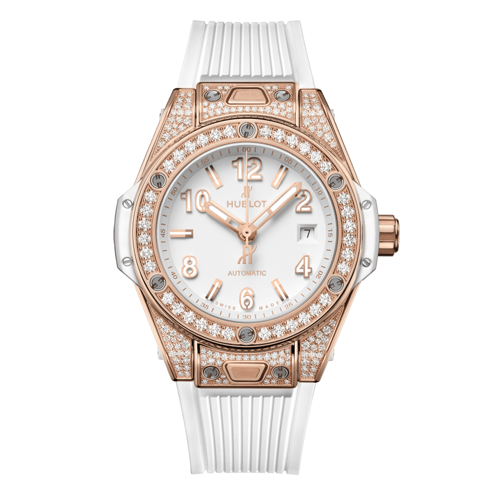 ウオ ウブロ スクエア・バン ウニコ オールブラック 世界限定250本 - 腕時計