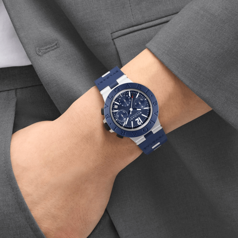 104235 ブルガリ アルミニウム クロノグラフ｜ブルガリ｜正規販売店