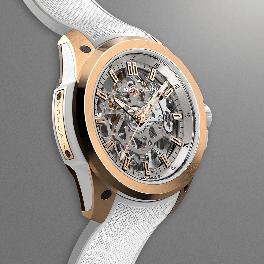 N3001.07G01.W01.R01 ワイルド ワン スケルトン 39mm レッドゴールド