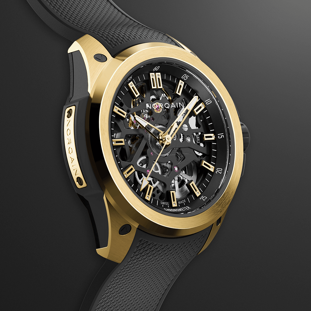 N3001.07G06.B01 ワイルド ワン スケルトン 39mm イエローゴールド