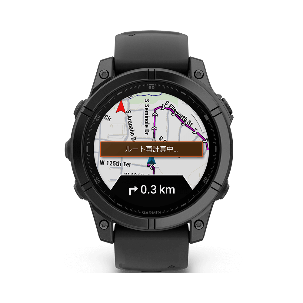 010-03025-12 フェニックス E 47mm フラッグシップGPSウォッチ