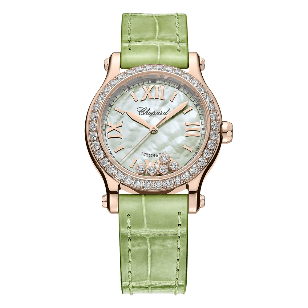 【美品】ChopardショパールHappySport ハッピースポーツ ハッピースポーツ ラグジュアリー 女性 ダイヤモンド ウォッチ