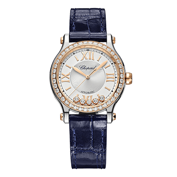 ショパール　ハッピースポーツ　 2コマ レディース ラグジュアリーウォッチ：ハッピースポーツ ウォッチ