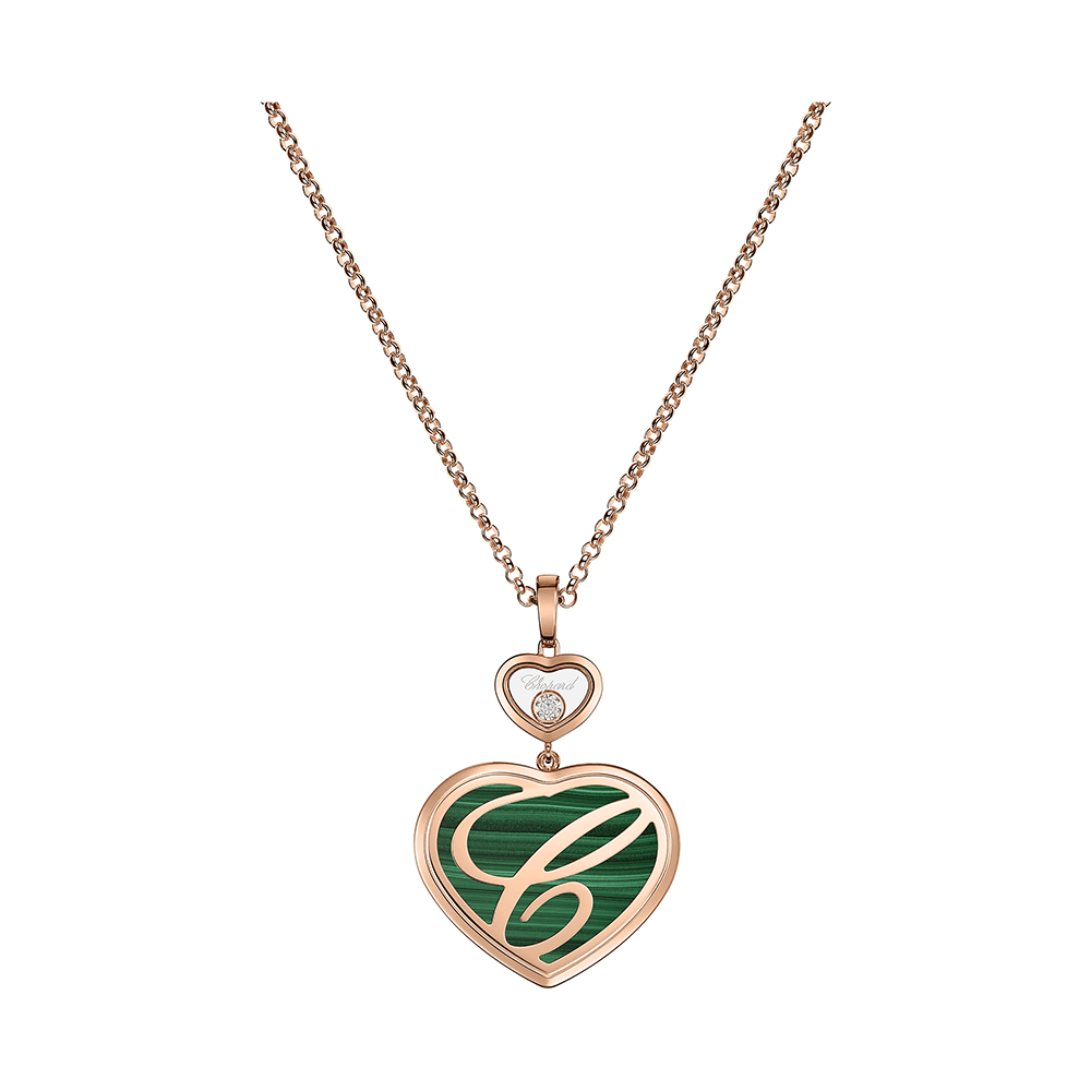 ハッピー 79A075-5191 ハッピーハート ペンダント マラカイト｜ショパール