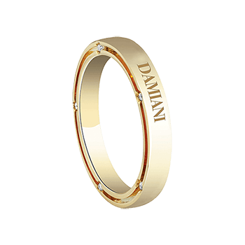 【国内発】新作 [2-5日着] DAMIANI D.SIDE イエローゴールド D.Side ダミアーニ Dサイドネックレス K18YG ダイヤモンド D