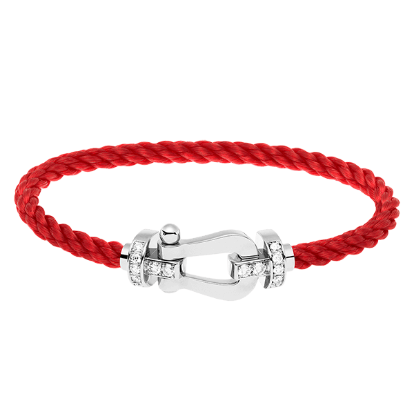 ◇FRED フレッド フォース10 LM ホワイトゴールド ブルー レッド ◇